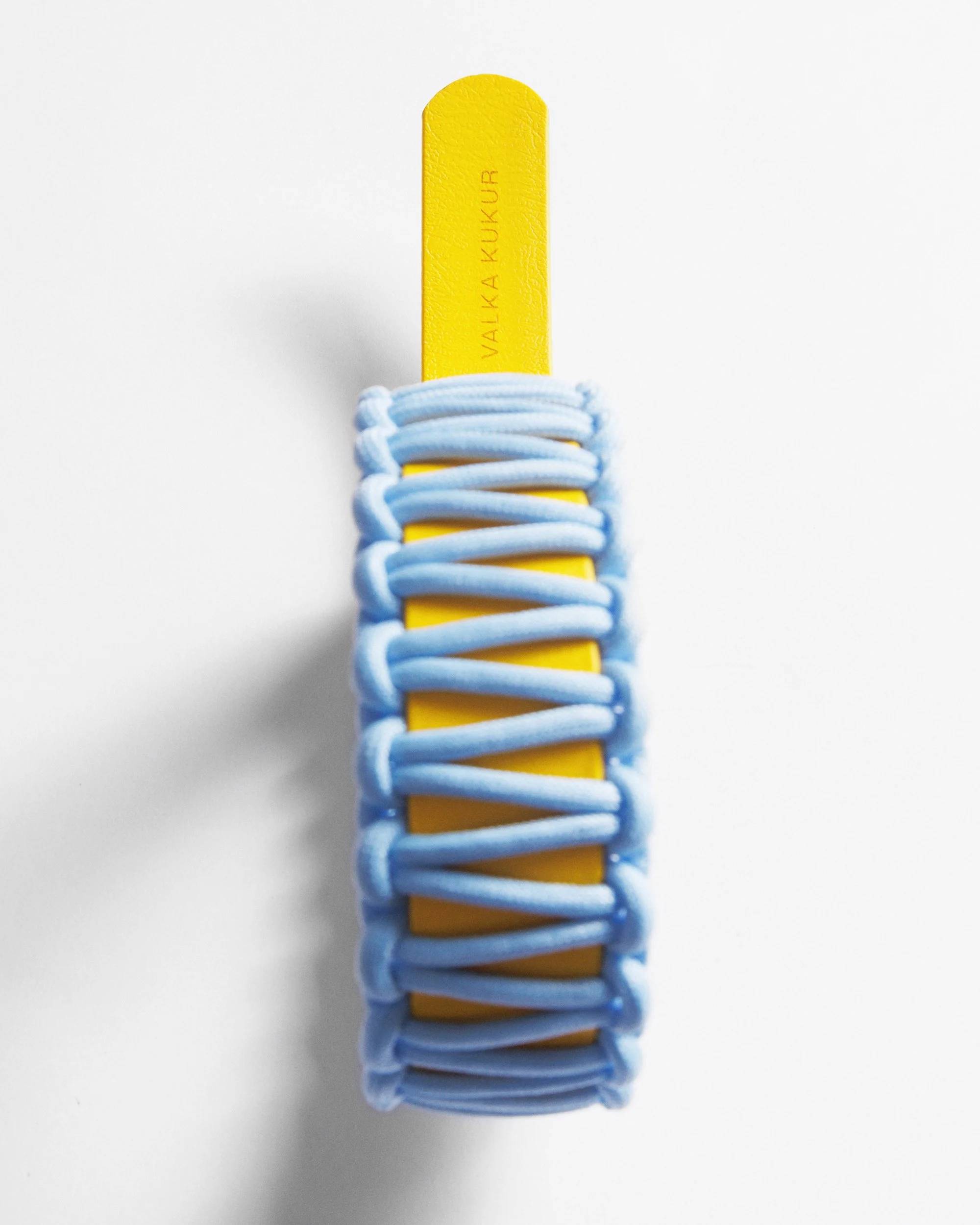 BOLD COLLAR in Baby Blue — VALKA KUKUR Modern sophsticated leashes